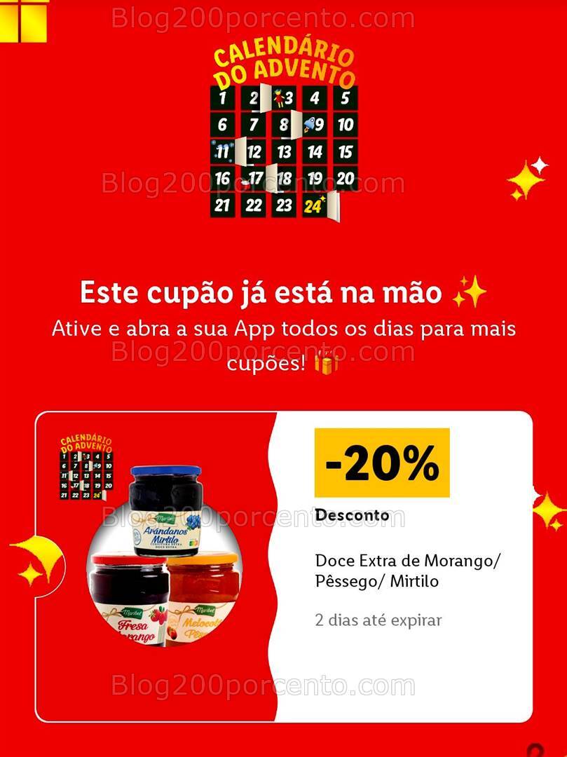 ALERTA - Calendário do Advento LIDL Conheça os descontos - 1 dezembro!