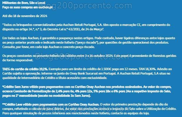 Antevisão Folheto AUCHAN Agora ou Nunca Promoções de 12 a 18 novembro