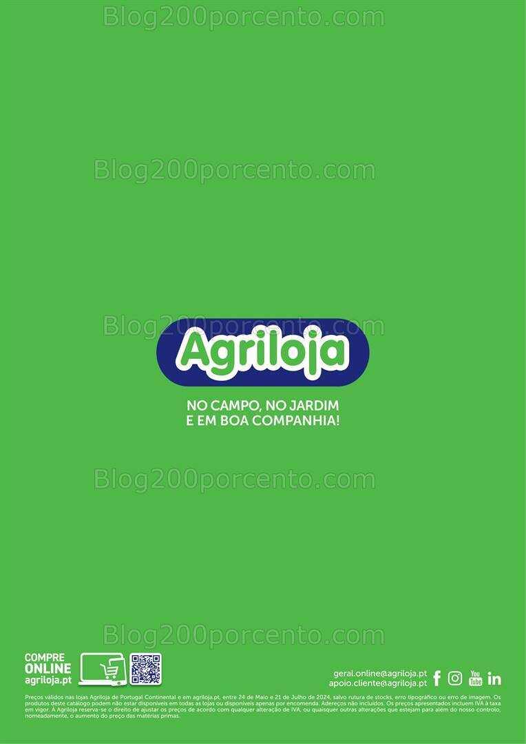 Antevisão Folheto AGRILOJA Catálogo Jardim Promoções até 21 de Julho