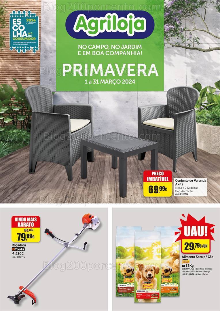 Antevisão Folheto AGRILOJA Primavera Promoções de 1 a 31 março