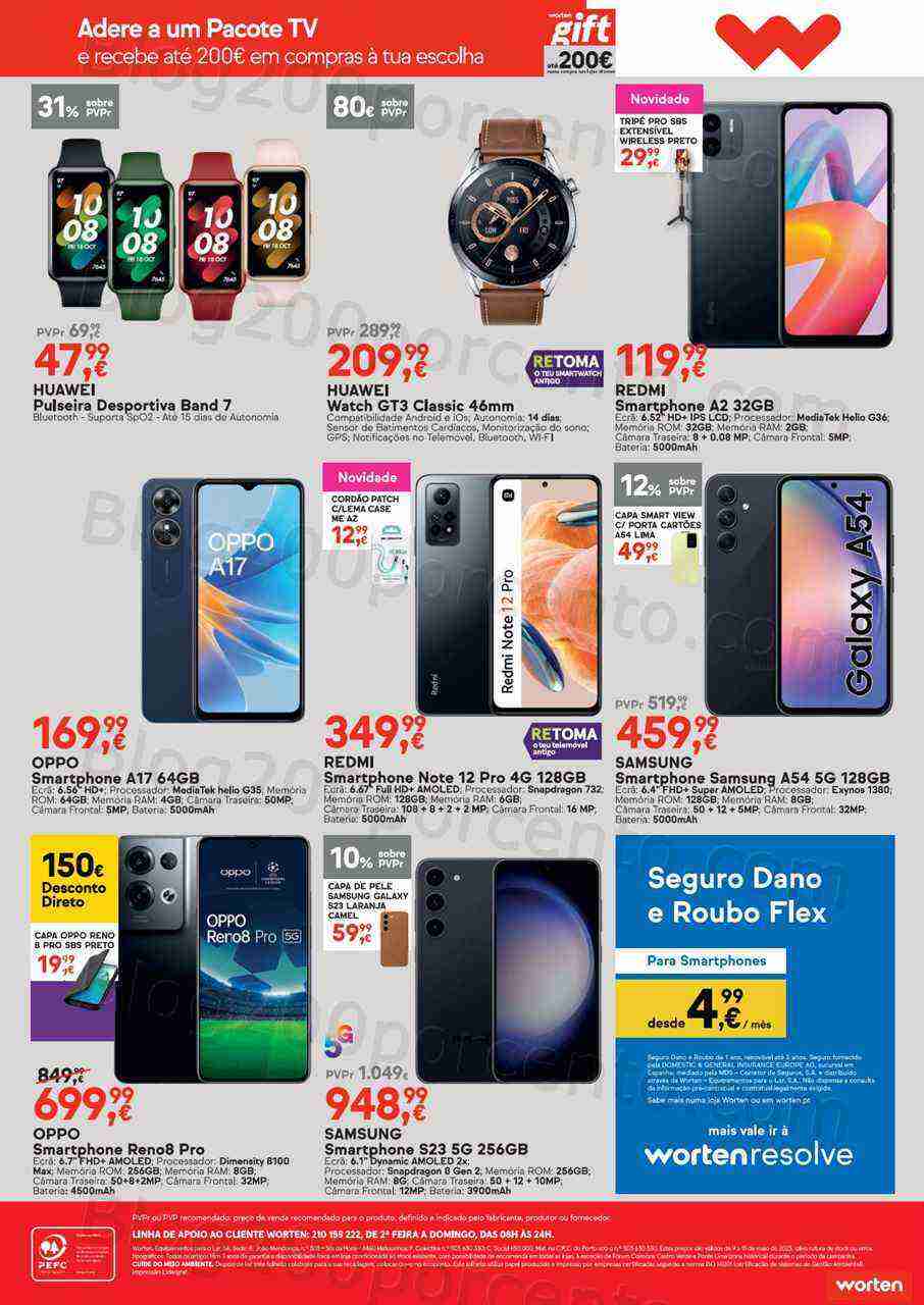 Antevisão Folheto WORTEN Promoções de 9 a 15 maio