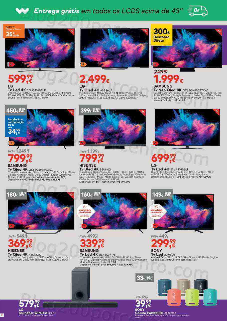 Antevisão Folheto WORTEN Promoções de 9 a 15 maio