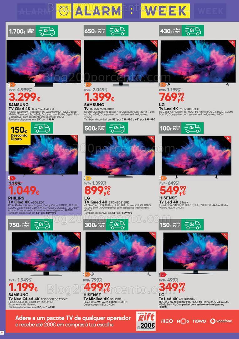 Antevisão Folheto WORTEN Alarm Week Promoções de 20 a 26 fevereiro