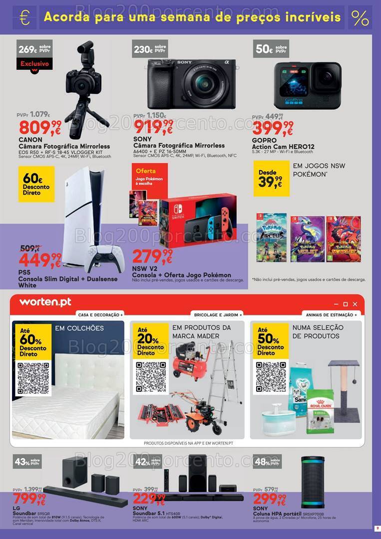 Antevisão Folheto WORTEN Alarm Week Promoções de 20 a 26 fevereiro