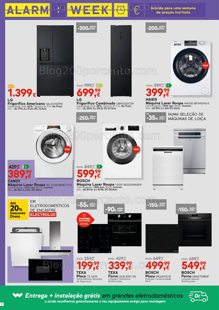 Antevisão Folheto WORTEN Alarm Week Promoções de 18 a 24 fevereiro