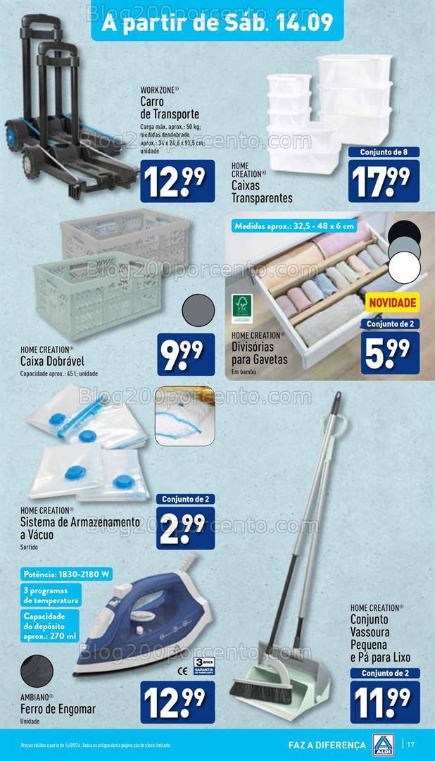 Antevisão Folheto ALDI Promoções de 11 a 17 setembro