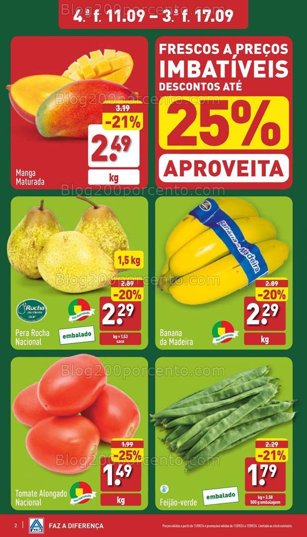 Antevisão Folheto ALDI Promoções de 11 a 17 setembro