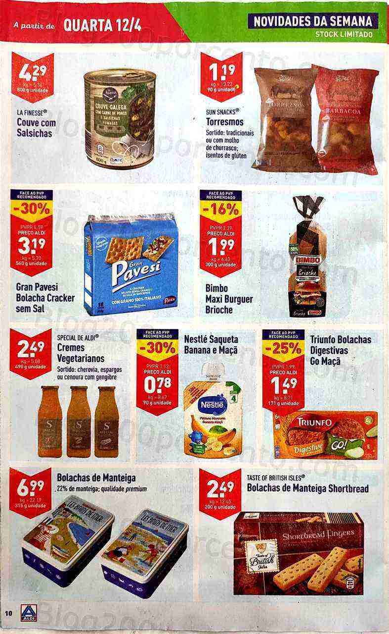 Antevisão Folheto ALDI Promoções de 12 a 18 abril