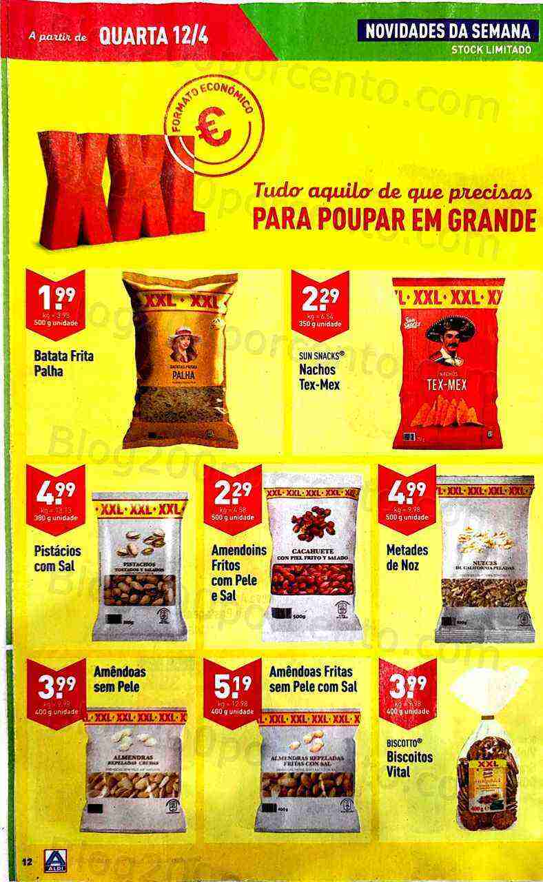 Antevisão Folheto ALDI Promoções de 12 a 18 abril