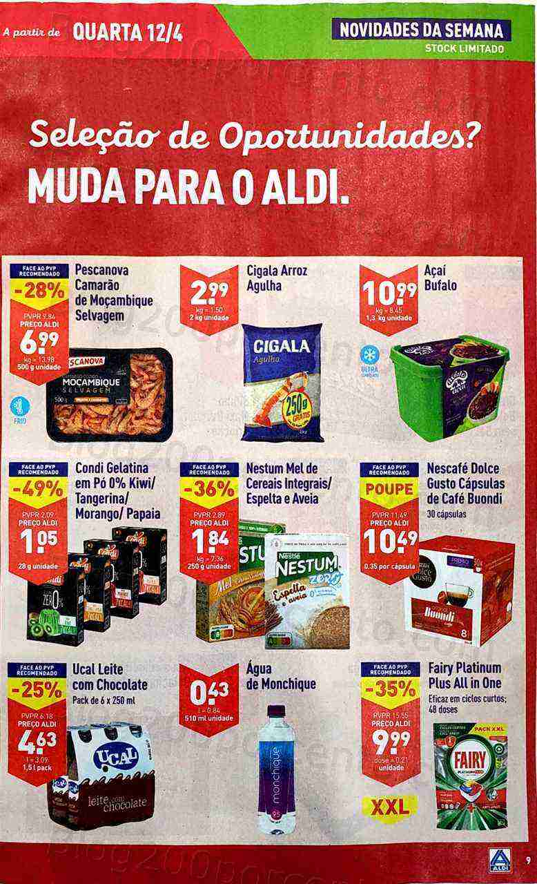 Antevisão Folheto ALDI Promoções de 12 a 18 abril