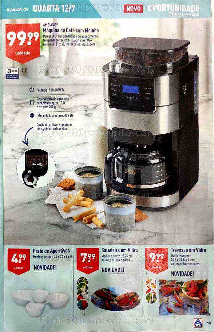 Antevisão Folheto ALDI Promoções de 12 a 18 julho
