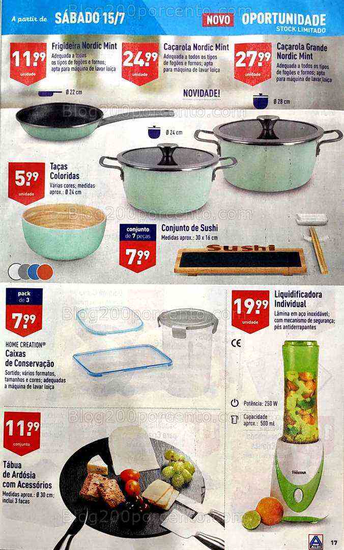 Antevisão Folheto ALDI Promoções de 12 a 18 julho