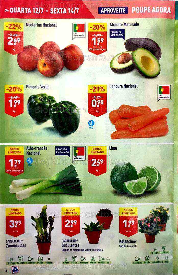 Antevisão Folheto ALDI Promoções de 12 a 18 julho