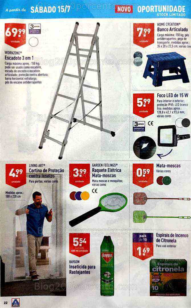 Antevisão Folheto ALDI Promoções de 12 a 18 julho