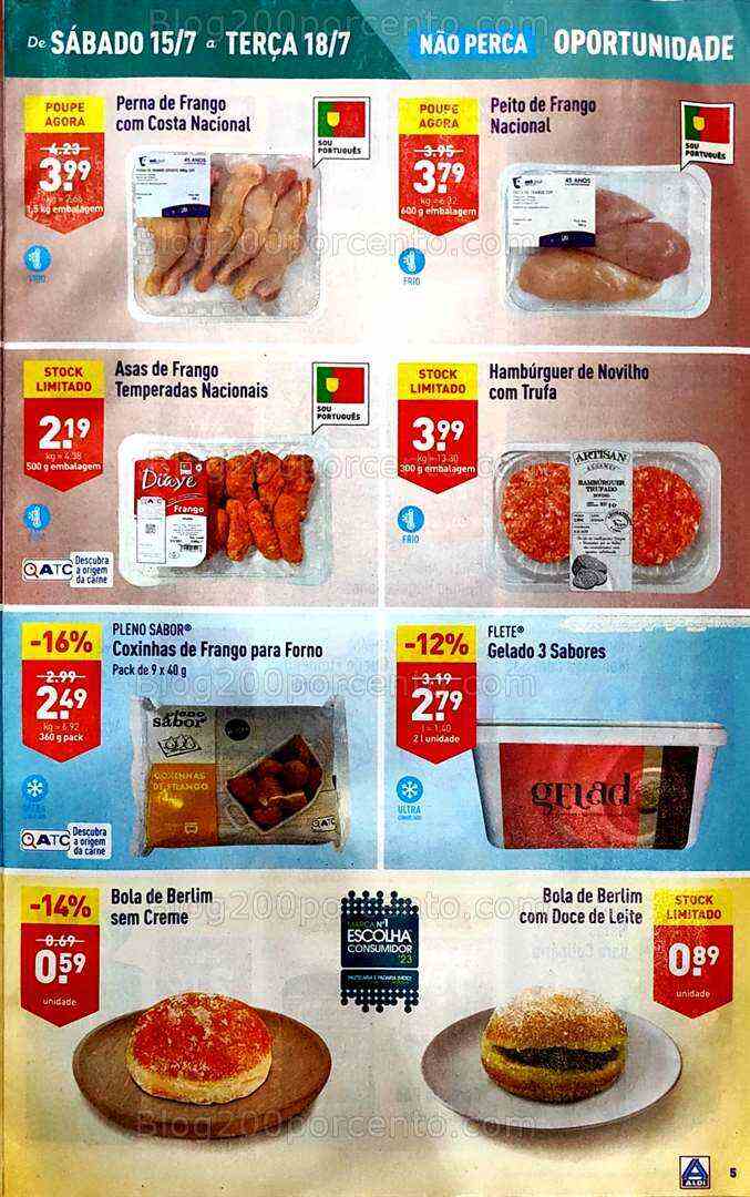 Antevisão Folheto ALDI Promoções de 12 a 18 julho