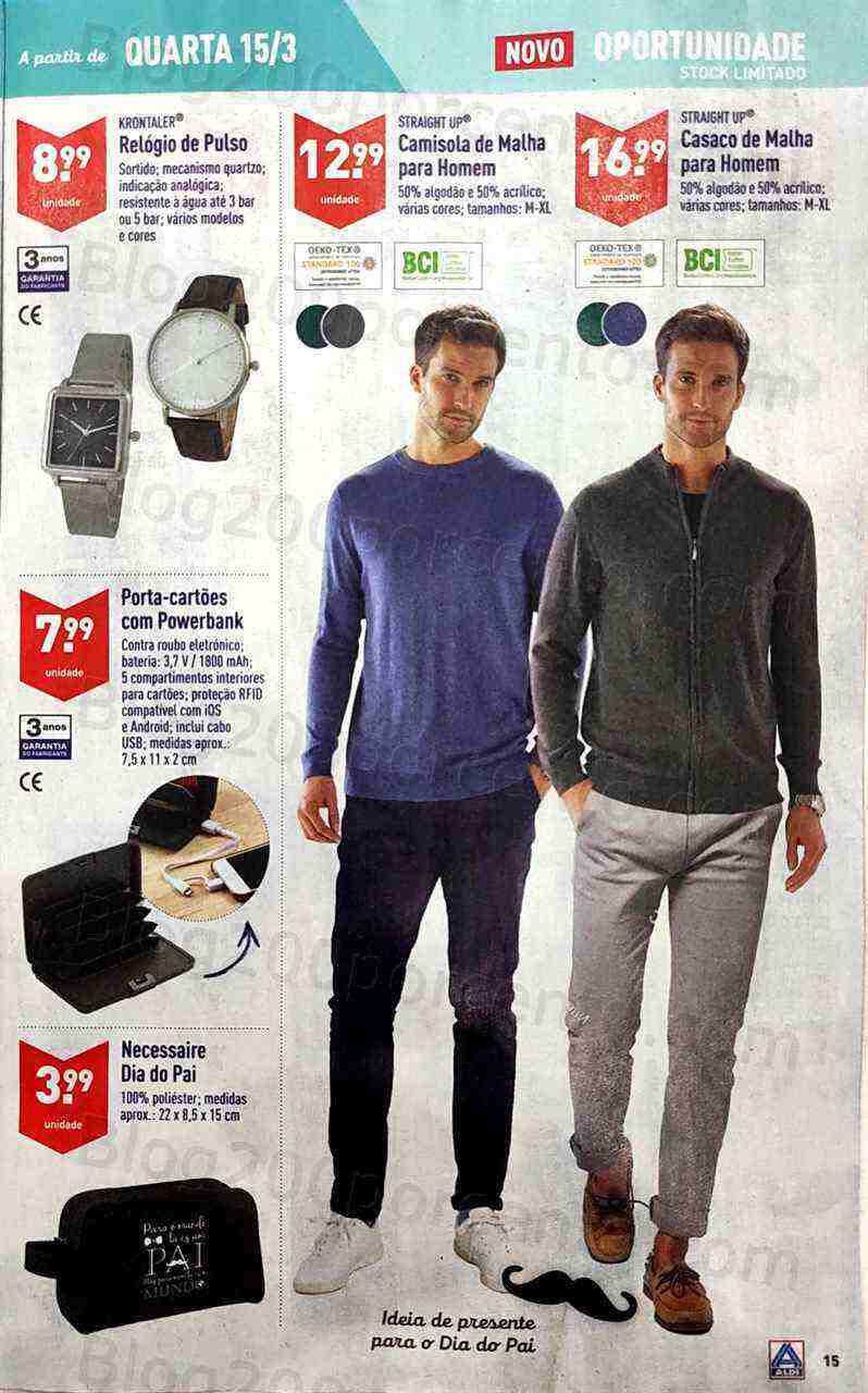 Antevisão Folheto ALDI Bazar Promoções a Partir de 15 março