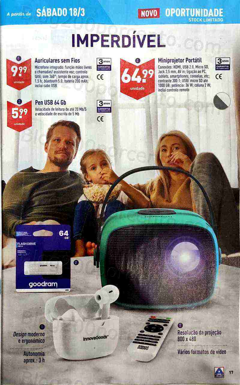 Antevisão Folheto ALDI Bazar Promoções a Partir de 18 março