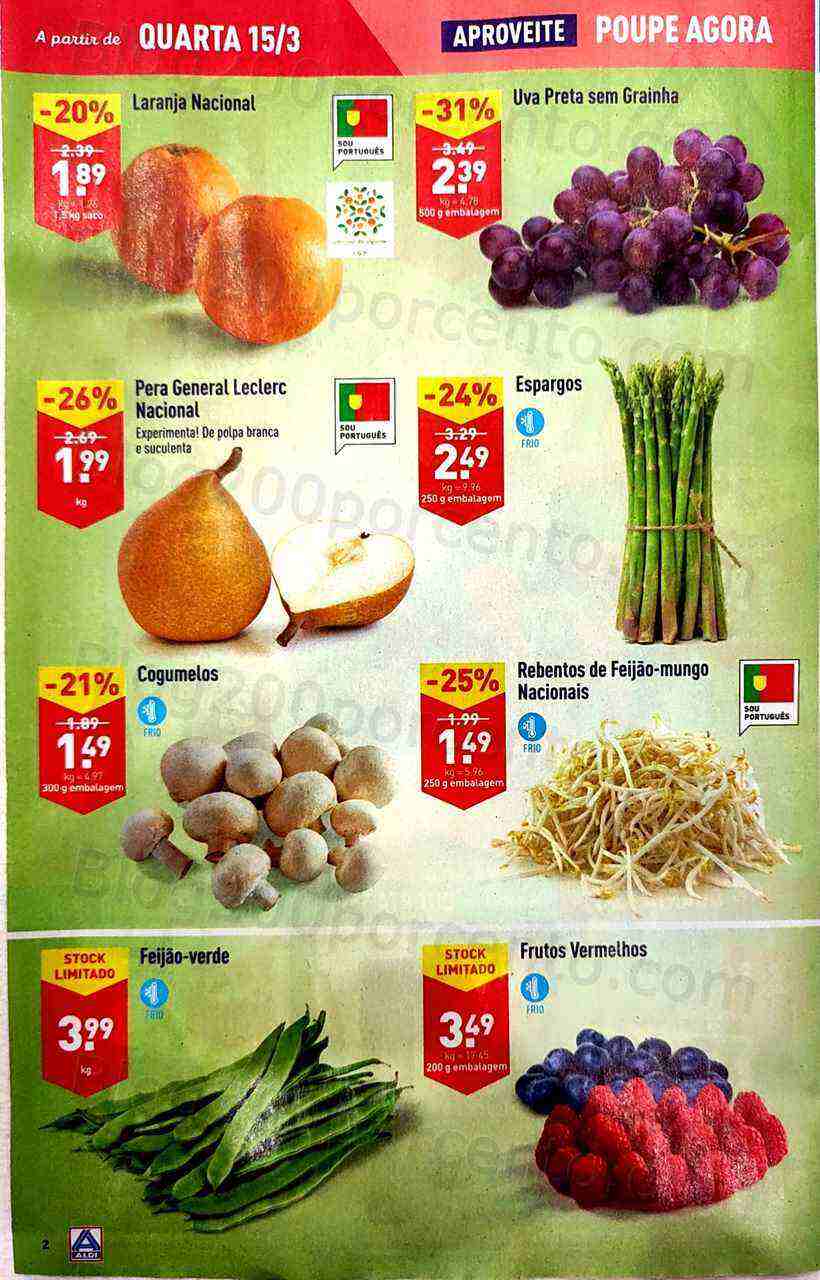Antevisão Folheto ALDI Promoções de 15 a 21 março