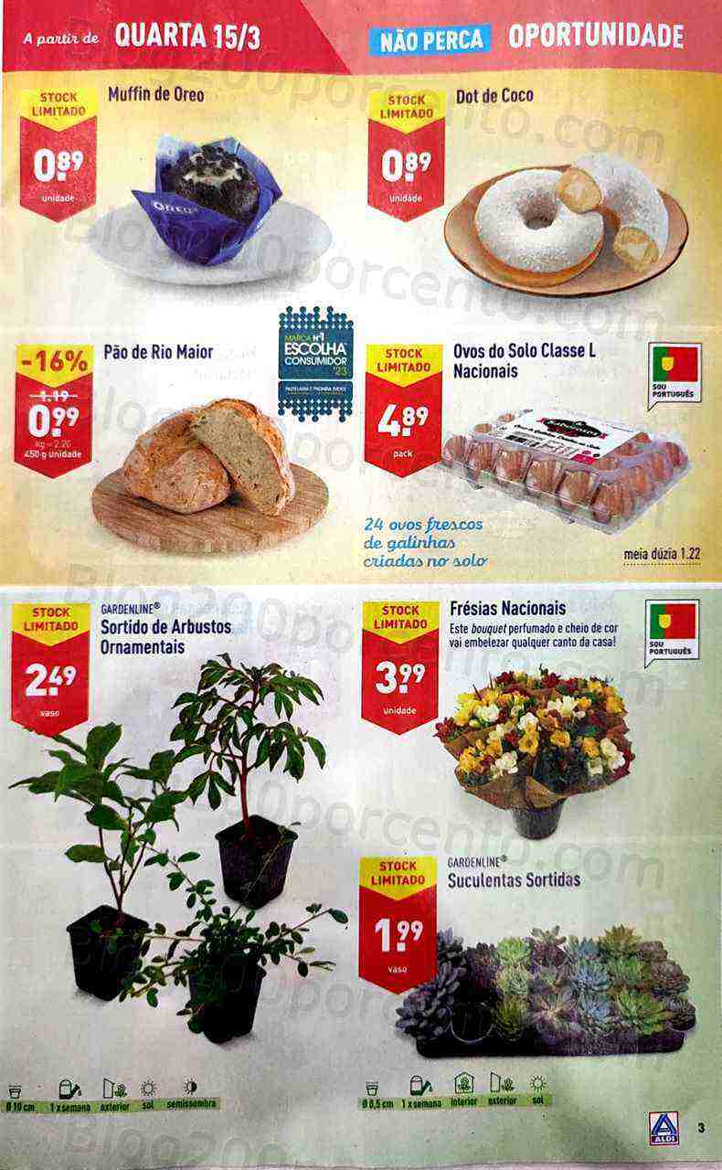 Antevisão Folheto ALDI Promoções de 15 a 21 março