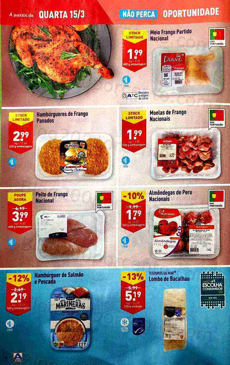 Antevisão Folheto ALDI Promoções de 15 a 21 março