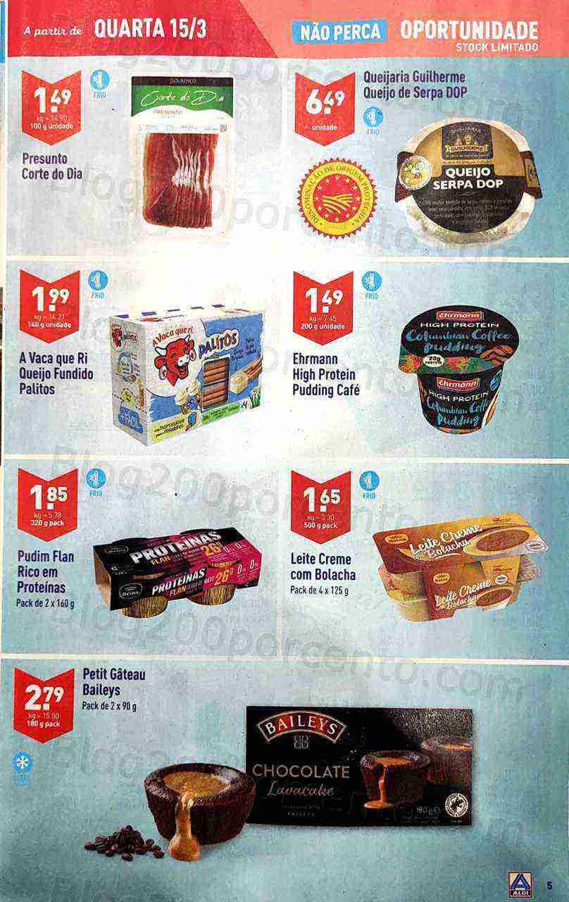 Antevisão Folheto ALDI Promoções de 15 a 21 março