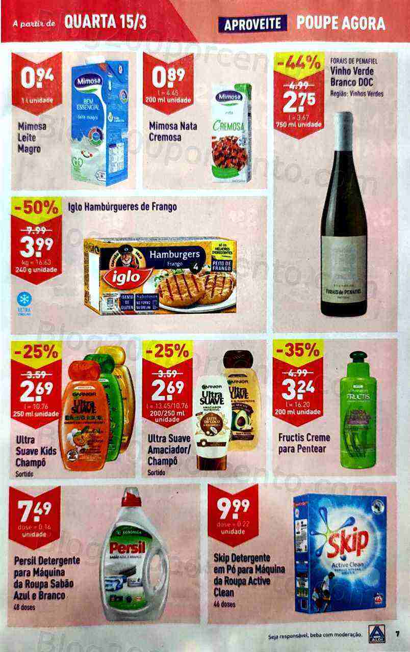 Antevisão Folheto ALDI Promoções de 15 a 21 março