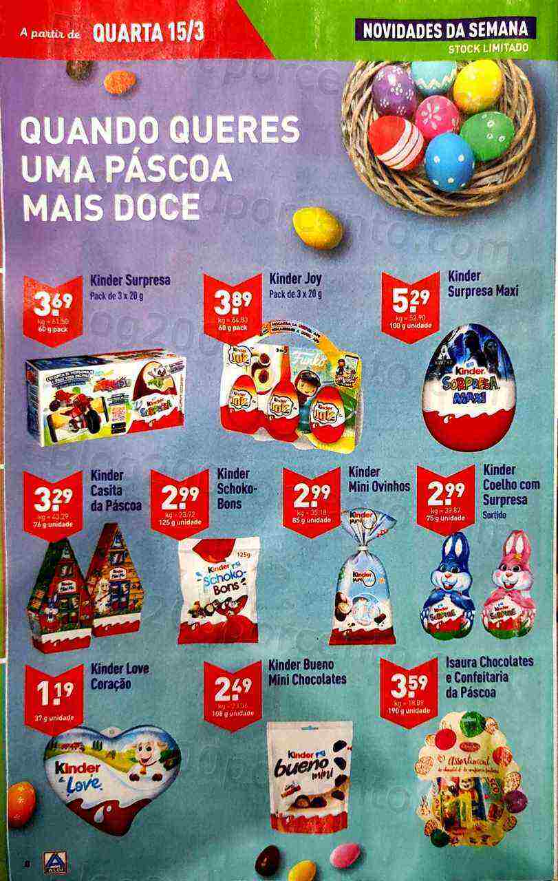 Antevisão Folheto ALDI Promoções de 15 a 21 março