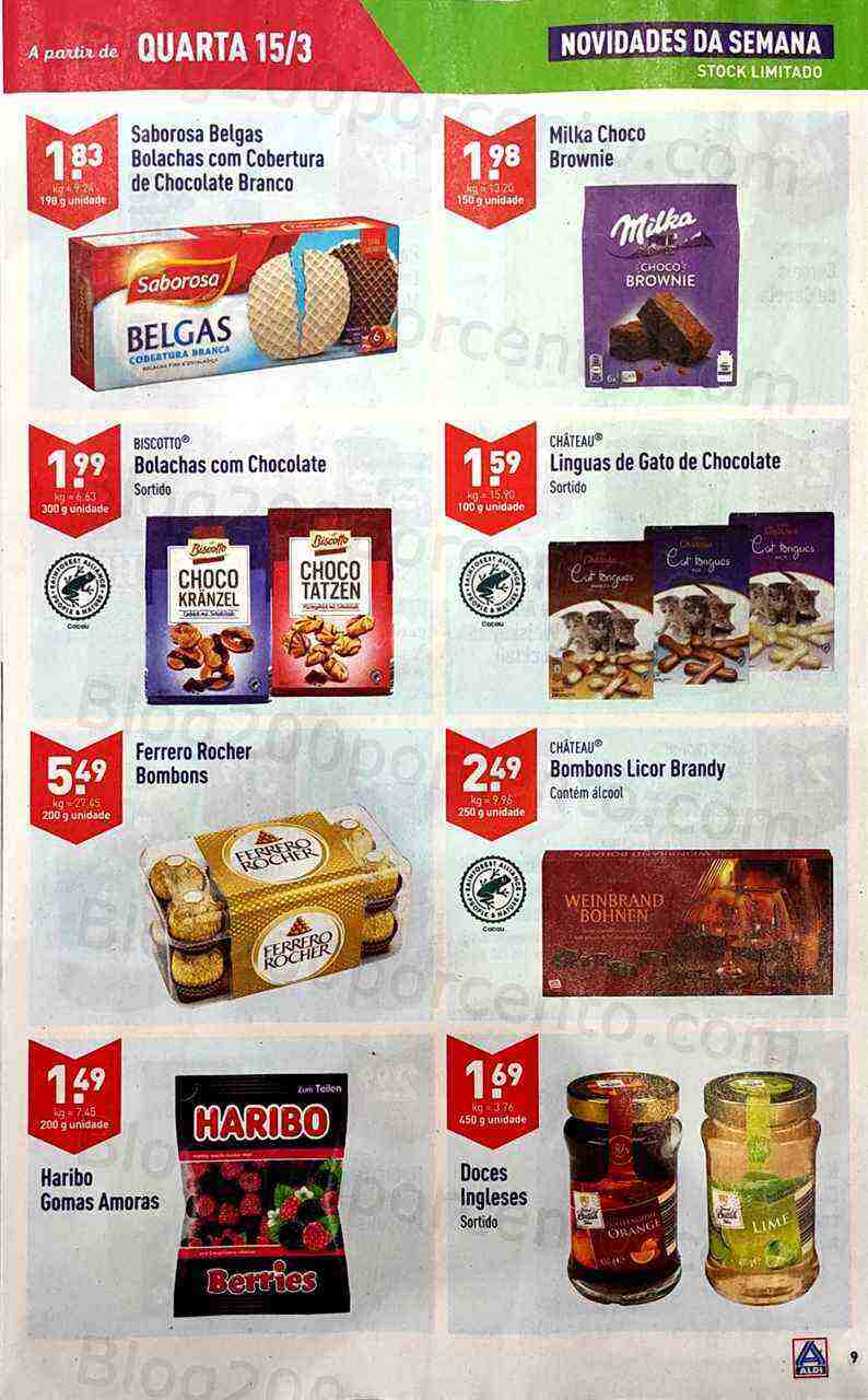 Antevisão Folheto ALDI Promoções de 15 a 21 março