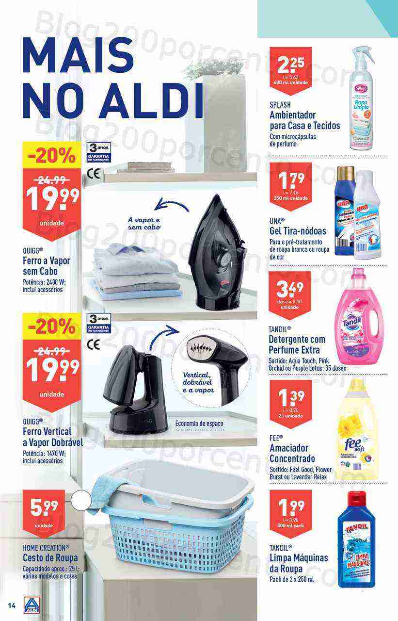 Antevisão Folheto ALDI Promoções de 17 a 23 maio