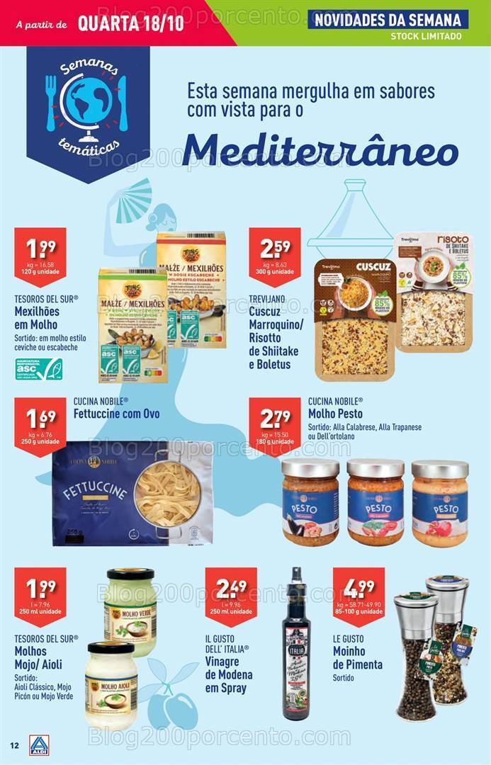 Antevisão Folheto ALDI Promoções de 18 a 24 outubro