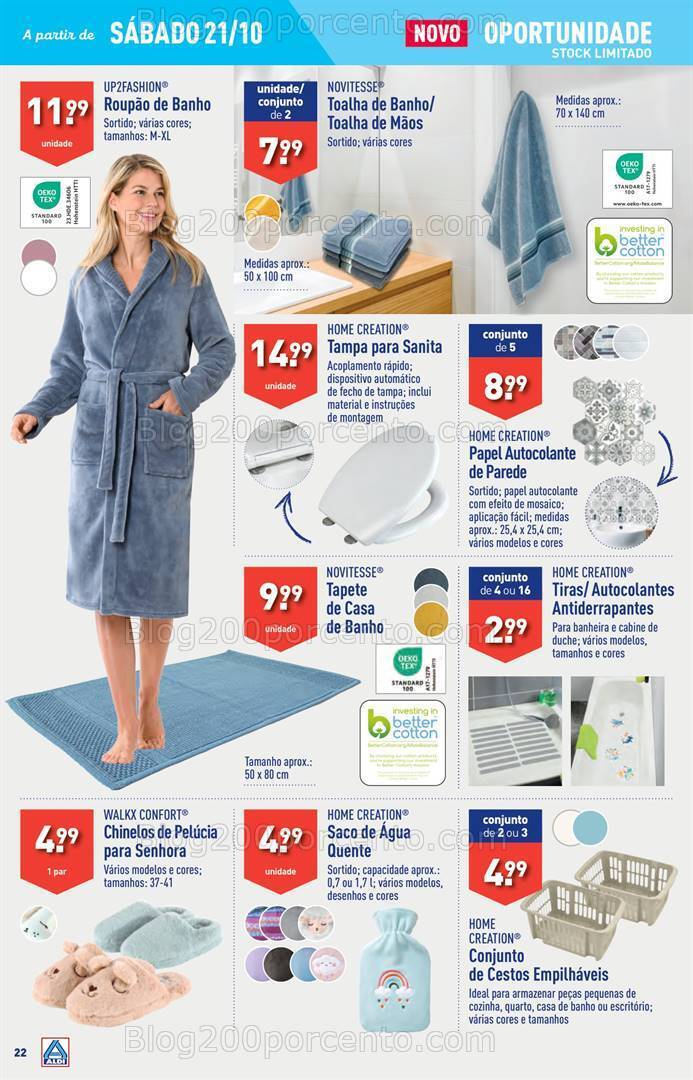 Antevisão Folheto ALDI Promoções de 18 a 24 outubro