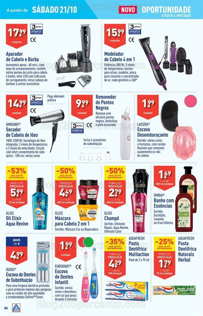 Antevisão Folheto ALDI Promoções de 18 a 24 outubro