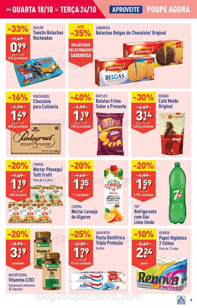 Antevisão Folheto ALDI Promoções de 18 a 24 outubro
