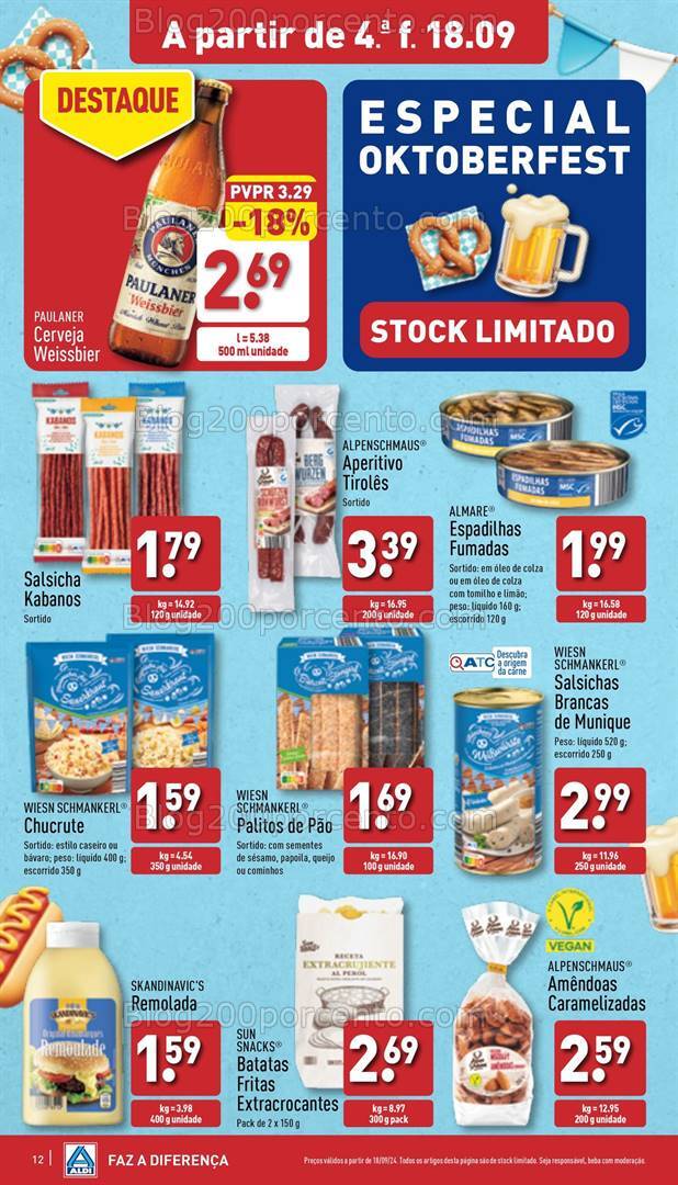 Antevisão Folheto ALDI Promoções de 18 a 24 setembro
