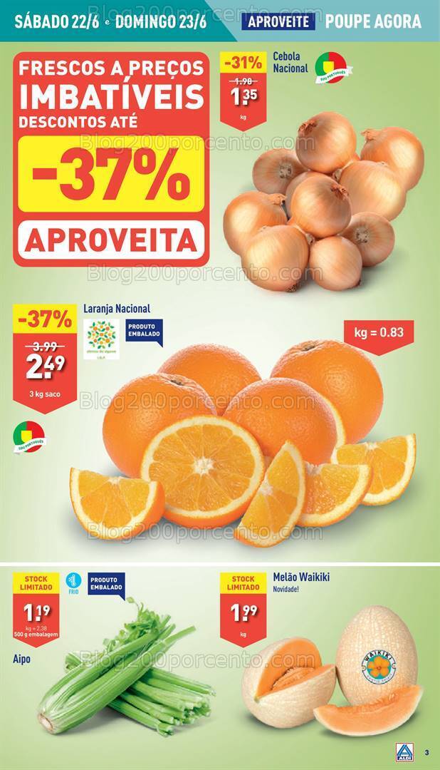 Antevisão Folheto ALDI Promoções de 19 a 25 junho
