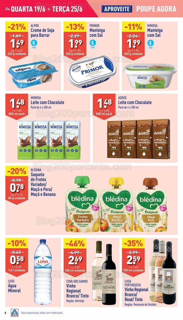 Antevisão Folheto ALDI Promoções de 19 a 25 junho