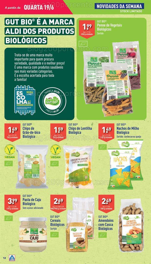 Antevisão Folheto ALDI Promoções de 19 a 25 junho