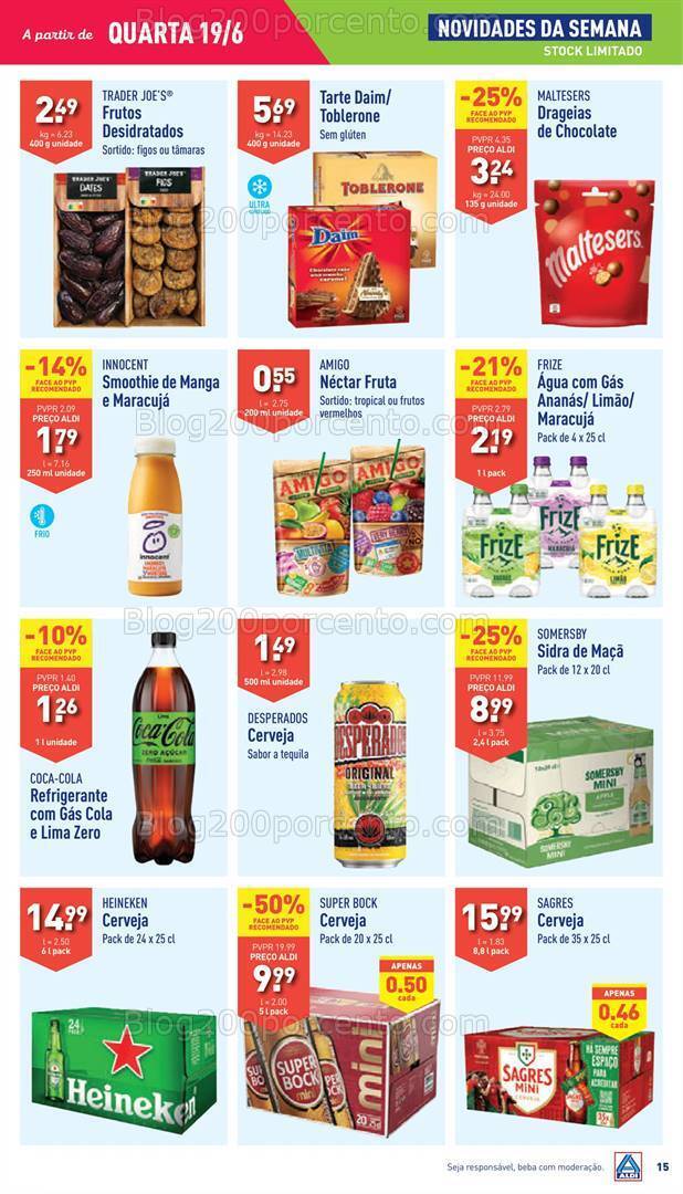 Antevisão Folheto ALDI Promoções de 19 a 25 junho