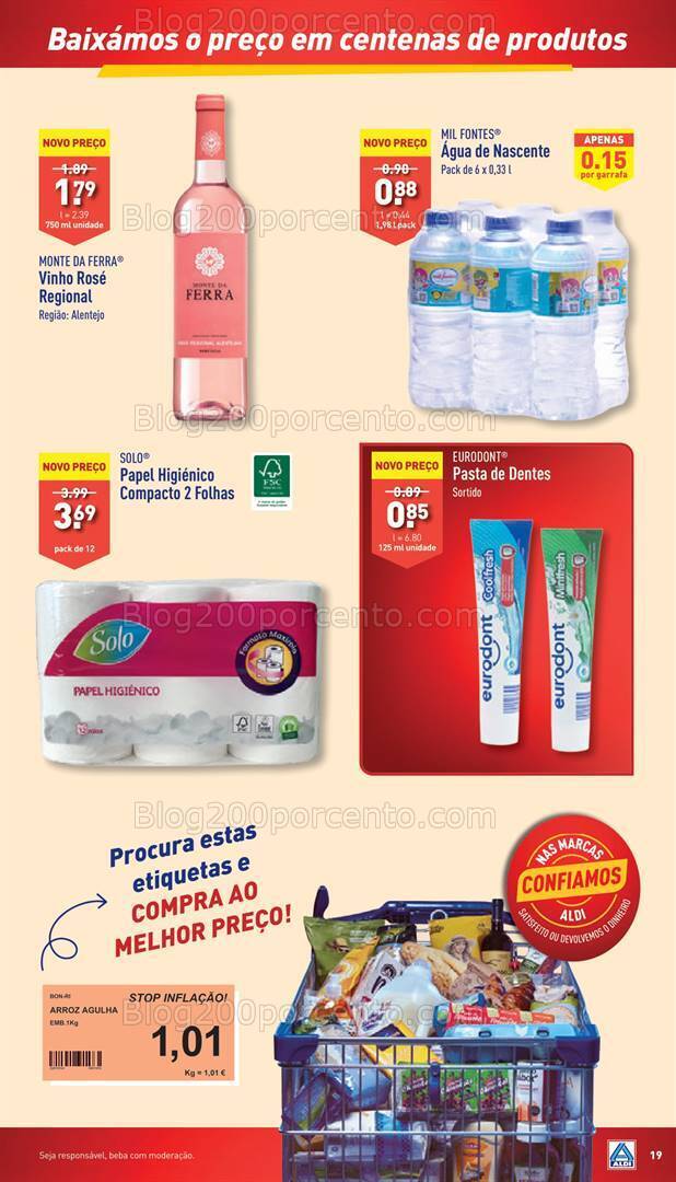 Antevisão Folheto ALDI Promoções de 19 a 25 junho