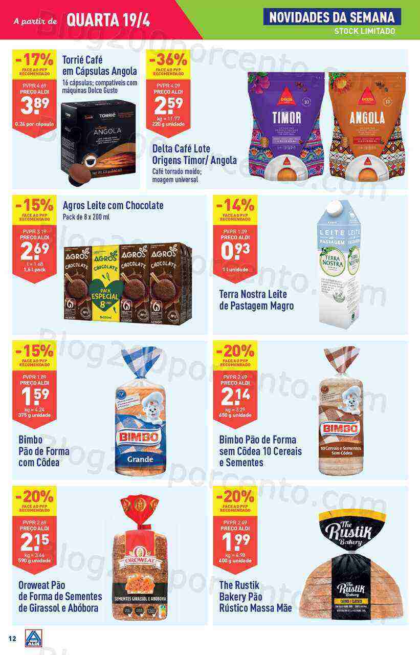 Antevisão Folheto ALDI Promoções de 19 a 25 abril