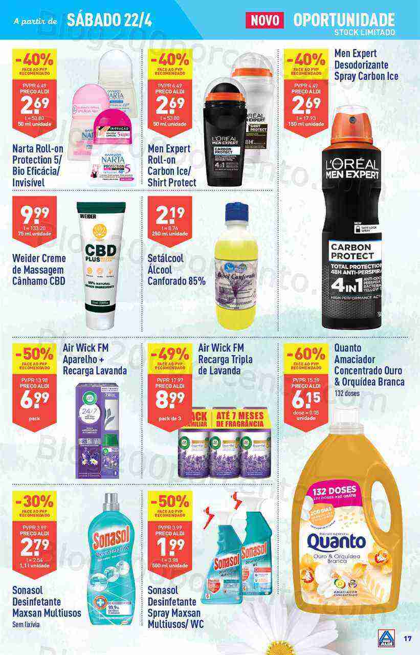 Antevisão Folheto ALDI Promoções de 19 a 25 abril