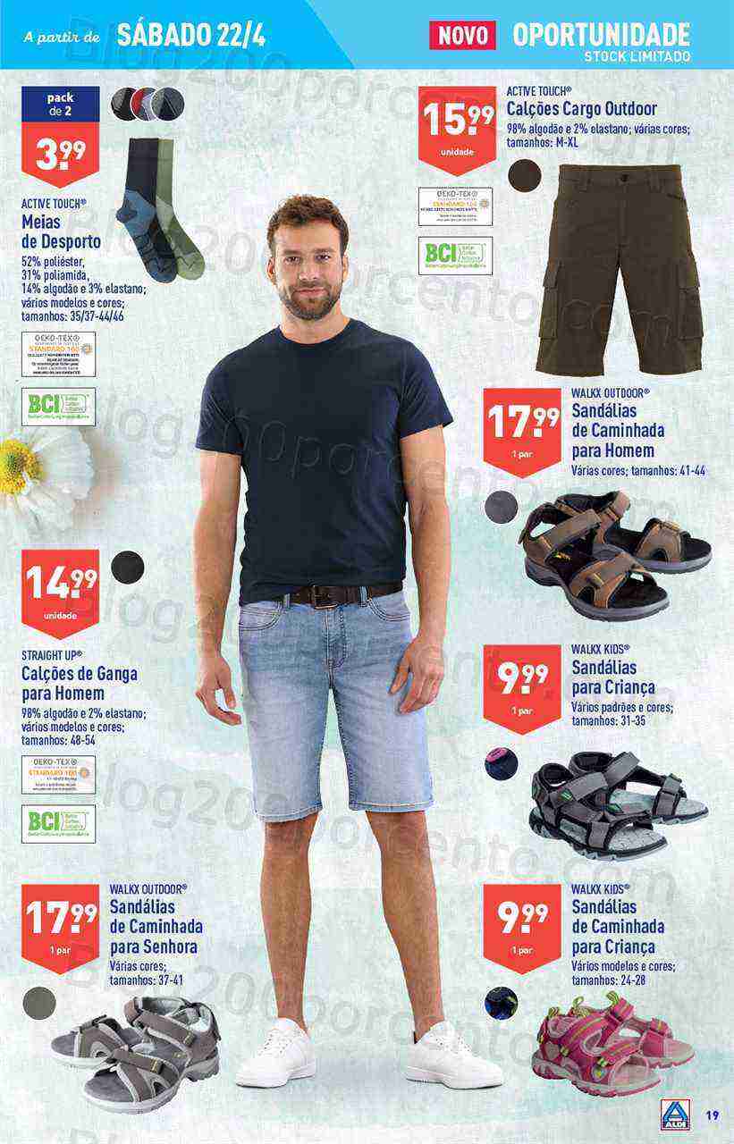 Antevisão Folheto ALDI Bazar Promoções a partir de 22 abril