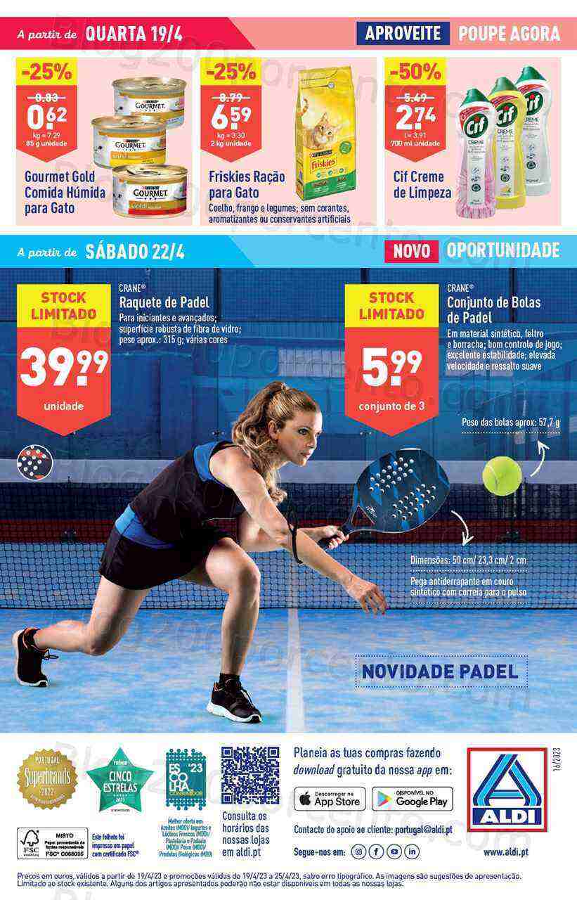 Antevisão Folheto ALDI Bazar Promoções a partir de 22 abril