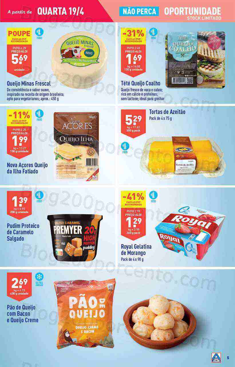 Antevisão Folheto ALDI Promoções de 19 a 25 abril