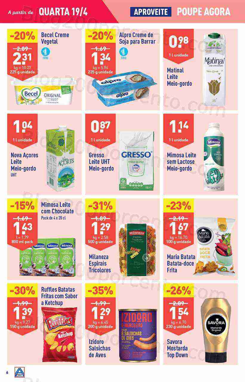 Antevisão Folheto ALDI Promoções de 19 a 25 abril