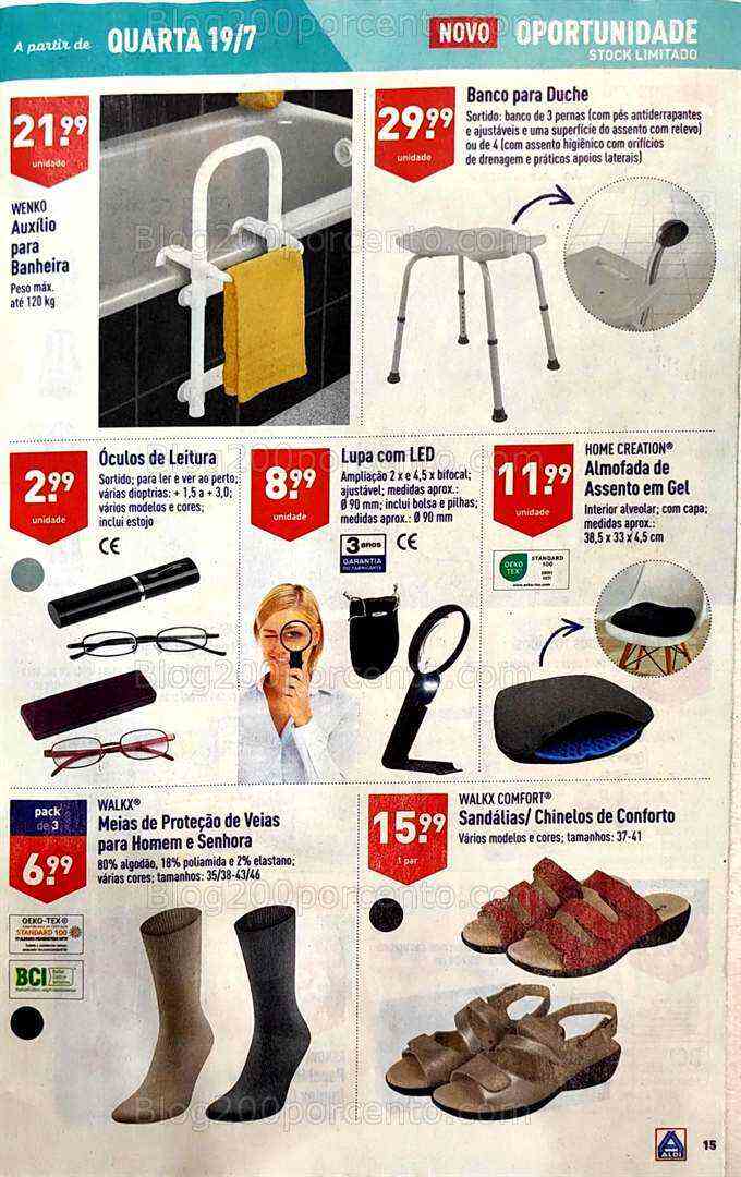 Antevisão Folheto ALDI Bazar Promoções a partir de 19 julho