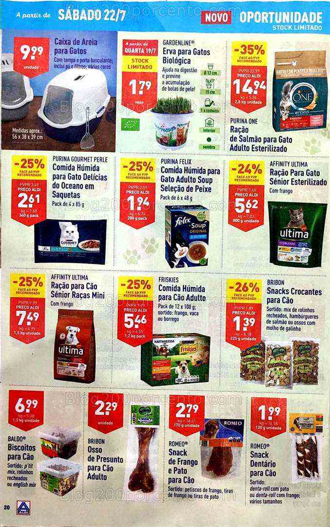 Antevisão Folheto ALDI Promoções de 19 a 25 julho