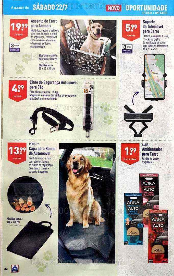 Antevisão Folheto ALDI Bazar Promoções a partir de 22 julho