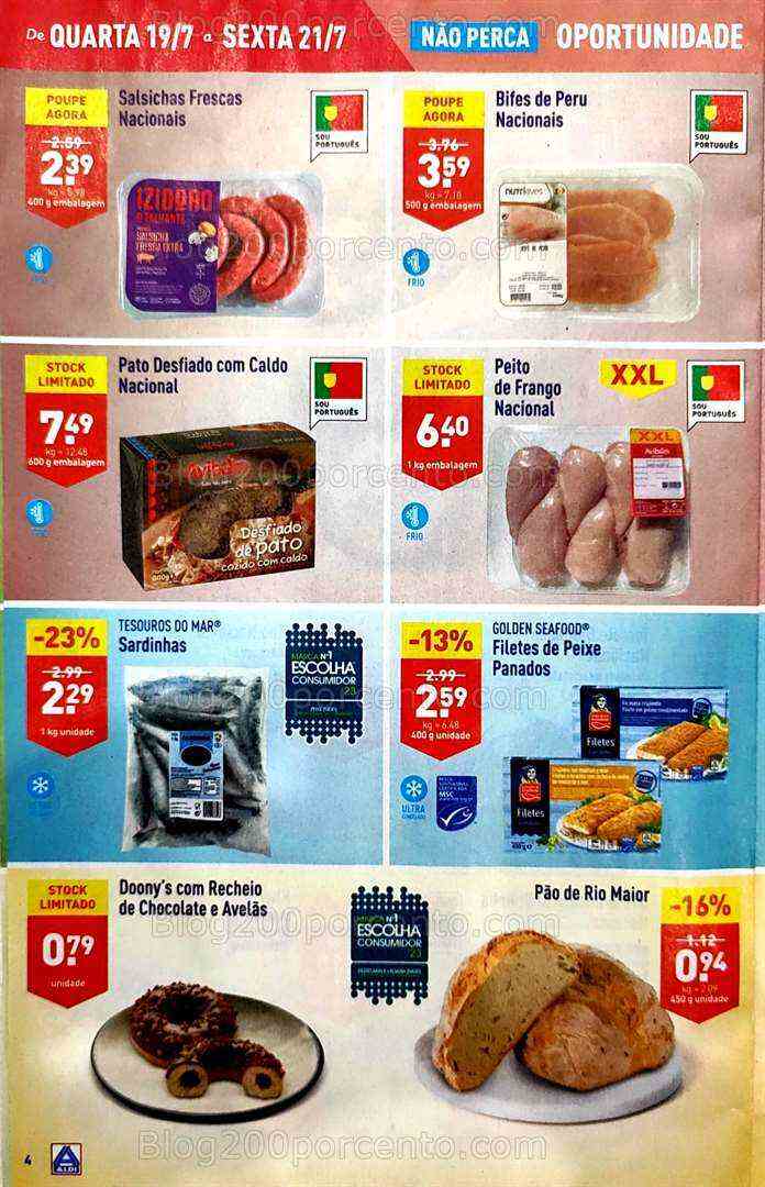 Antevisão Folheto ALDI Promoções de 19 a 25 julho