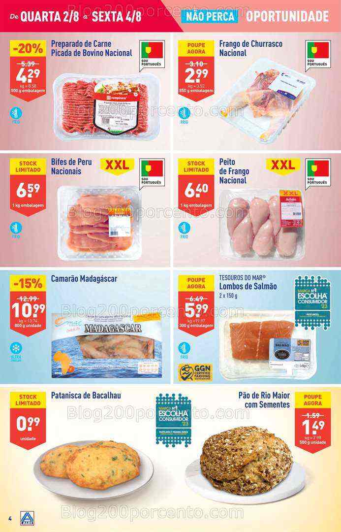 Antevisão Folheto ALDI Promoções de 2 a 8 agosto